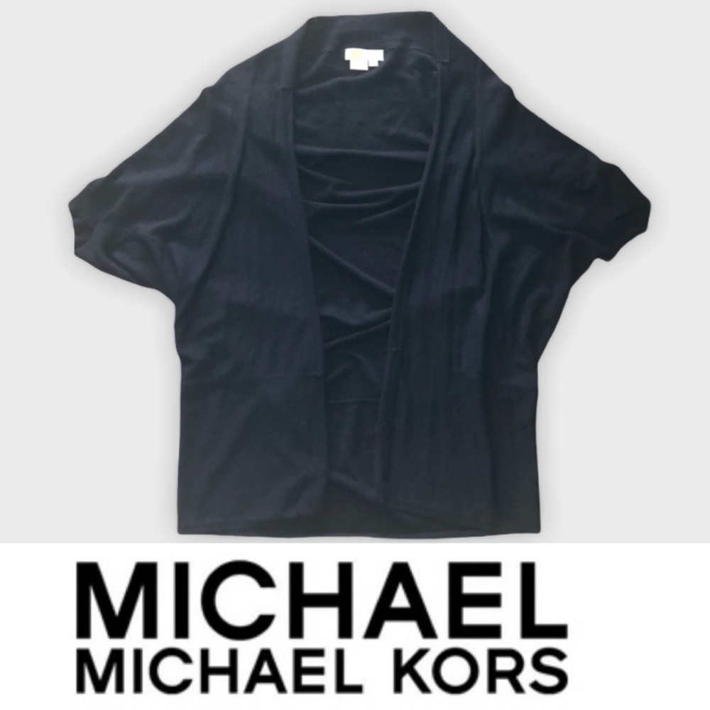Michael Kors Dolman Sleeve Open Front Cardigan